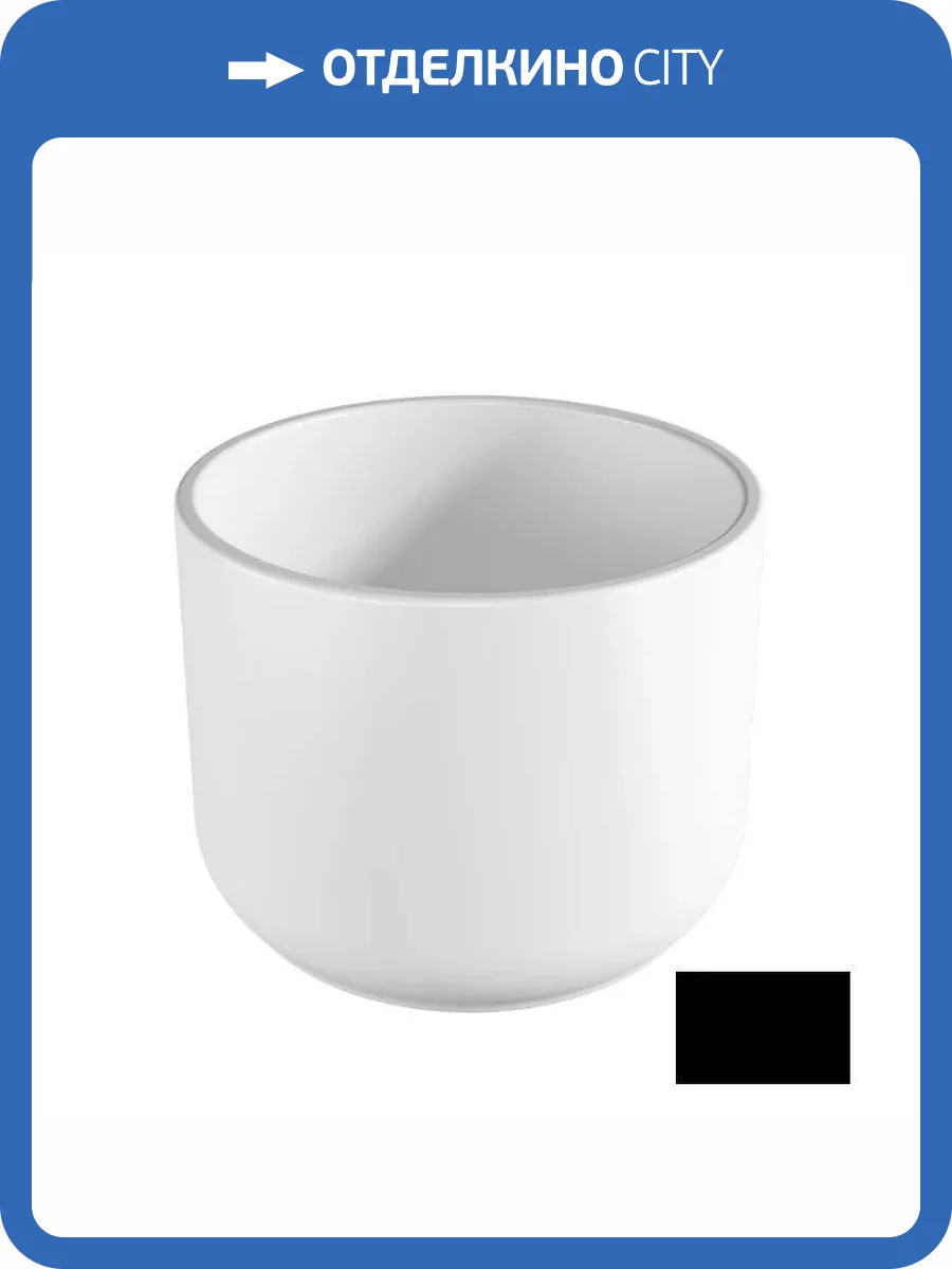 Раковина Isvea Allegro 10AL66042-2N 42 см, черная матовая фото 3