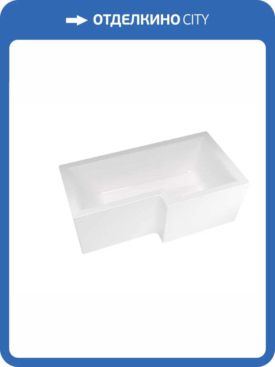 Акриловая ванна для комплекта Marka One Linea 01лин16585п 165x85 R фото 2