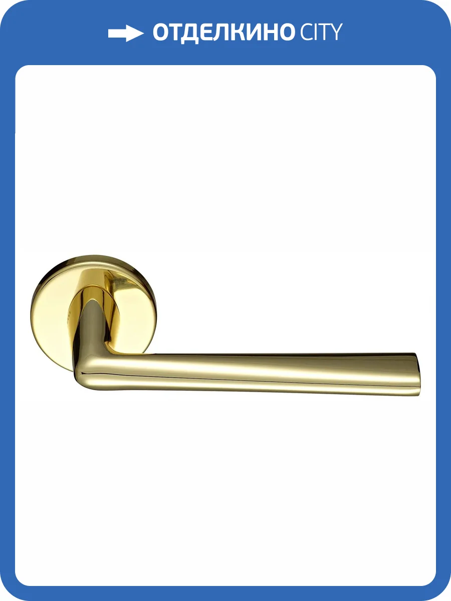 Дверная ручка Morelli THE FORCE R5 OTL золото толщина розетки - 7мм фото 4