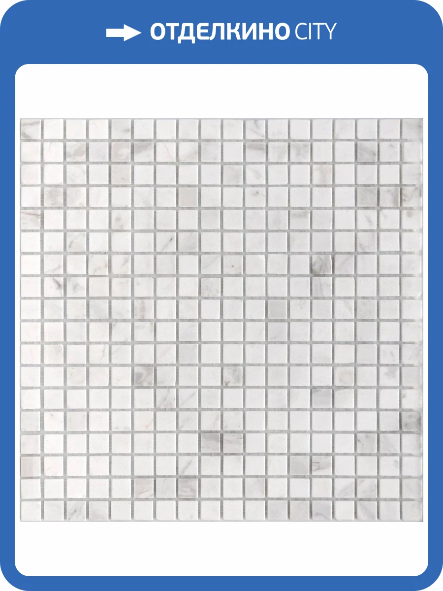 Мозаика LeeDo Pietrine 4 Dolomiti Bianco Pol (1.5x1.5) 30.5x30.5 фото 3