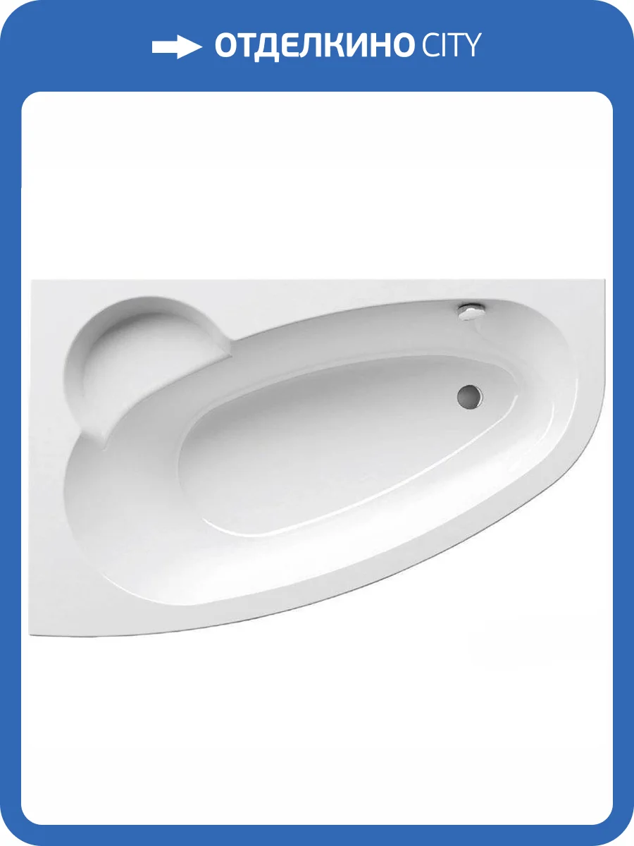 Акриловая ванна Ravak Asymmetric 170x110 левая, с ножками фото 6