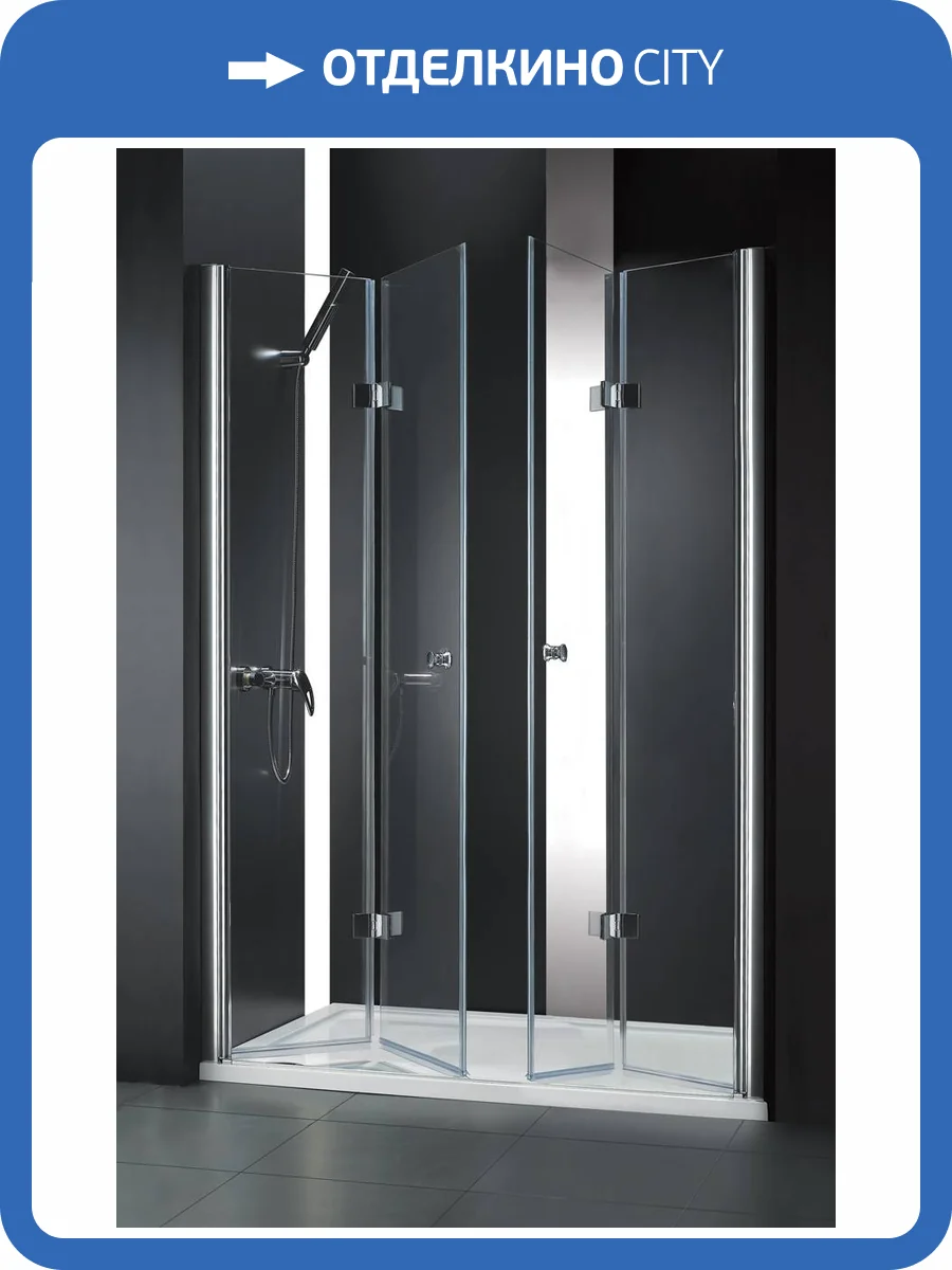 Душевая дверь в нишу Cezares ELENA-W-BS-22-180-C-Cr профиль хром, стекло прозрачное, 180x195 фото 4