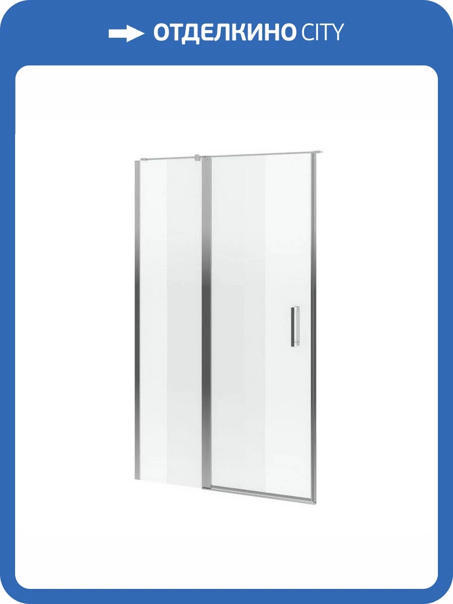 Душевая дверь со стенкой EXCELLENT Mazo 120 см (хром) фото 4