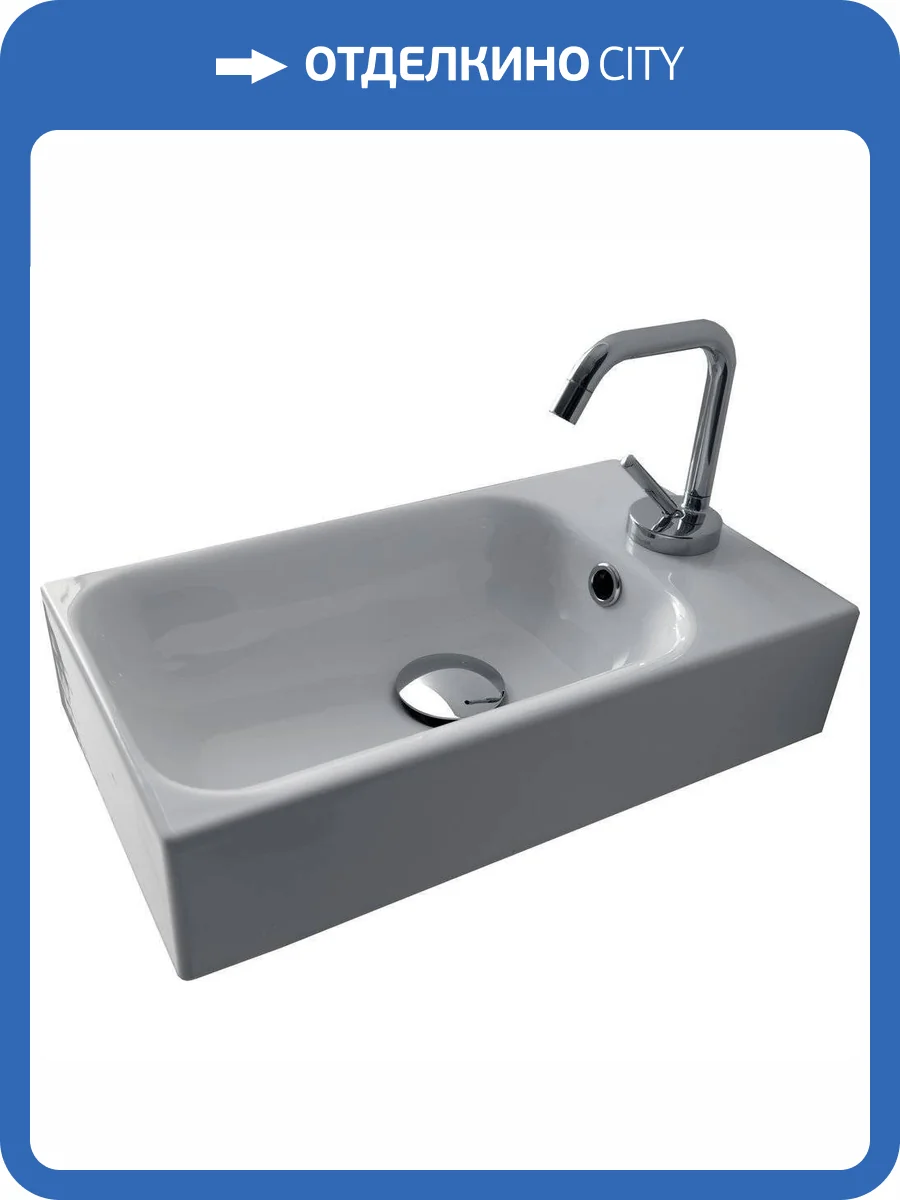 Рукомойник Kerasan Cento 353701R*1 45 см фото 5