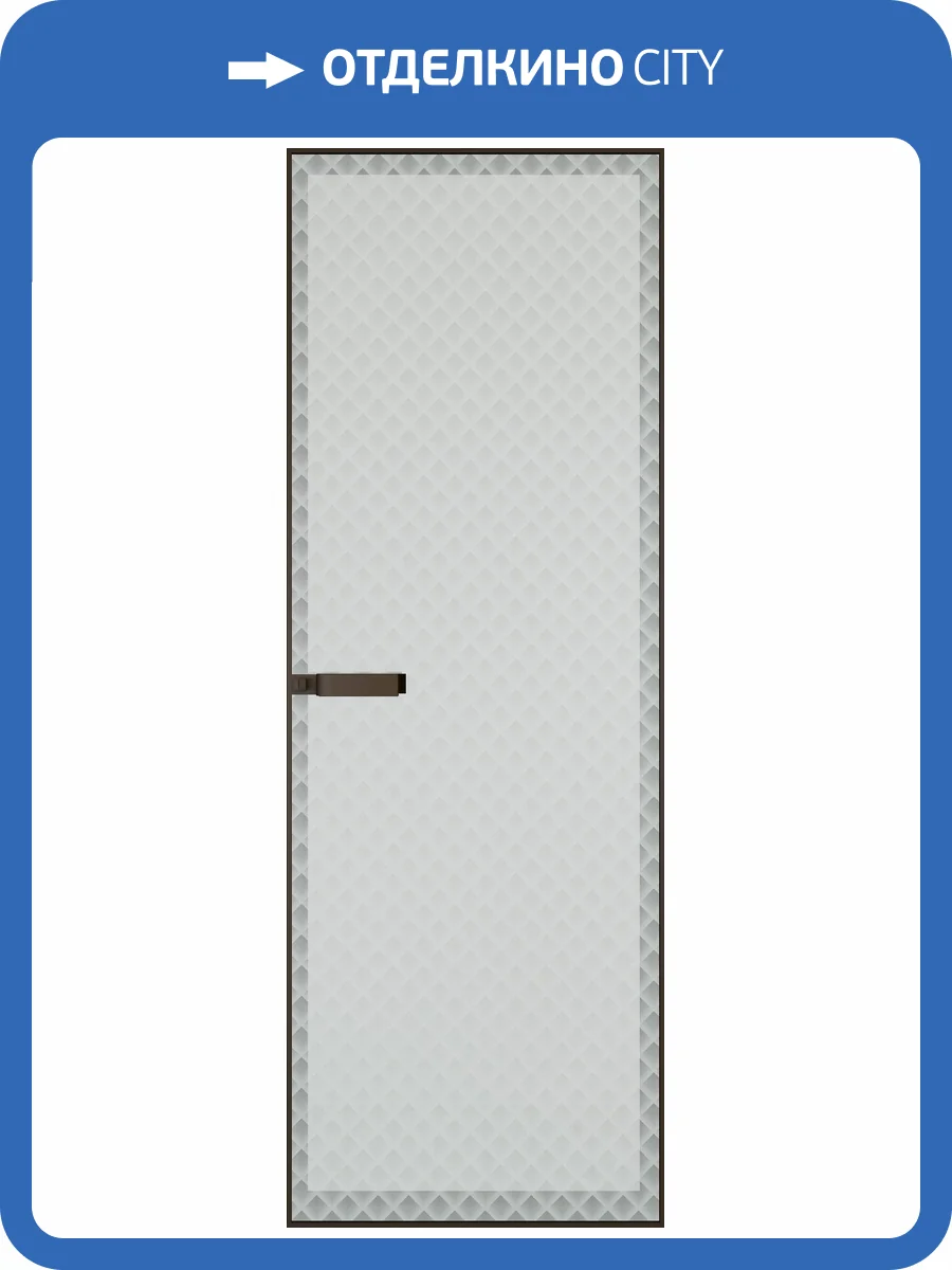 Межкомнатная дверь Profil Doors 1 AGN цвет профиля Деорэ, стекло безопасное 4 мм град 700x2000 фото 2