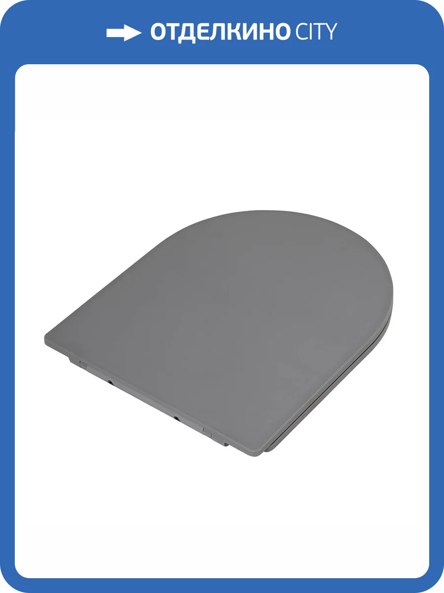 Крышка-сиденье BelBagno Colorato BB062SC-GR с микролифтом, серое матовое фото 4