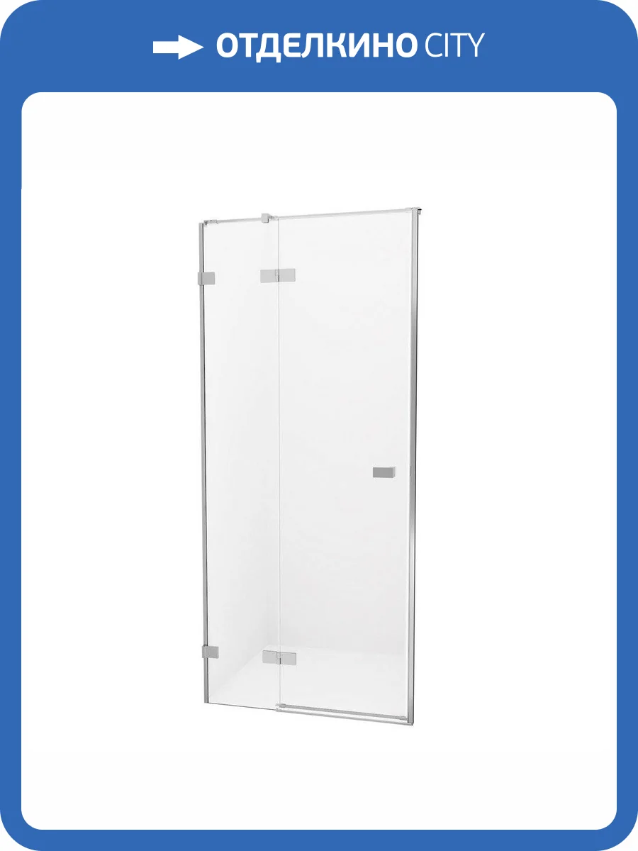 Дверь в нишу NEW TRENDY AVEXA 140x200 EXK-1453 (хром) фото 11