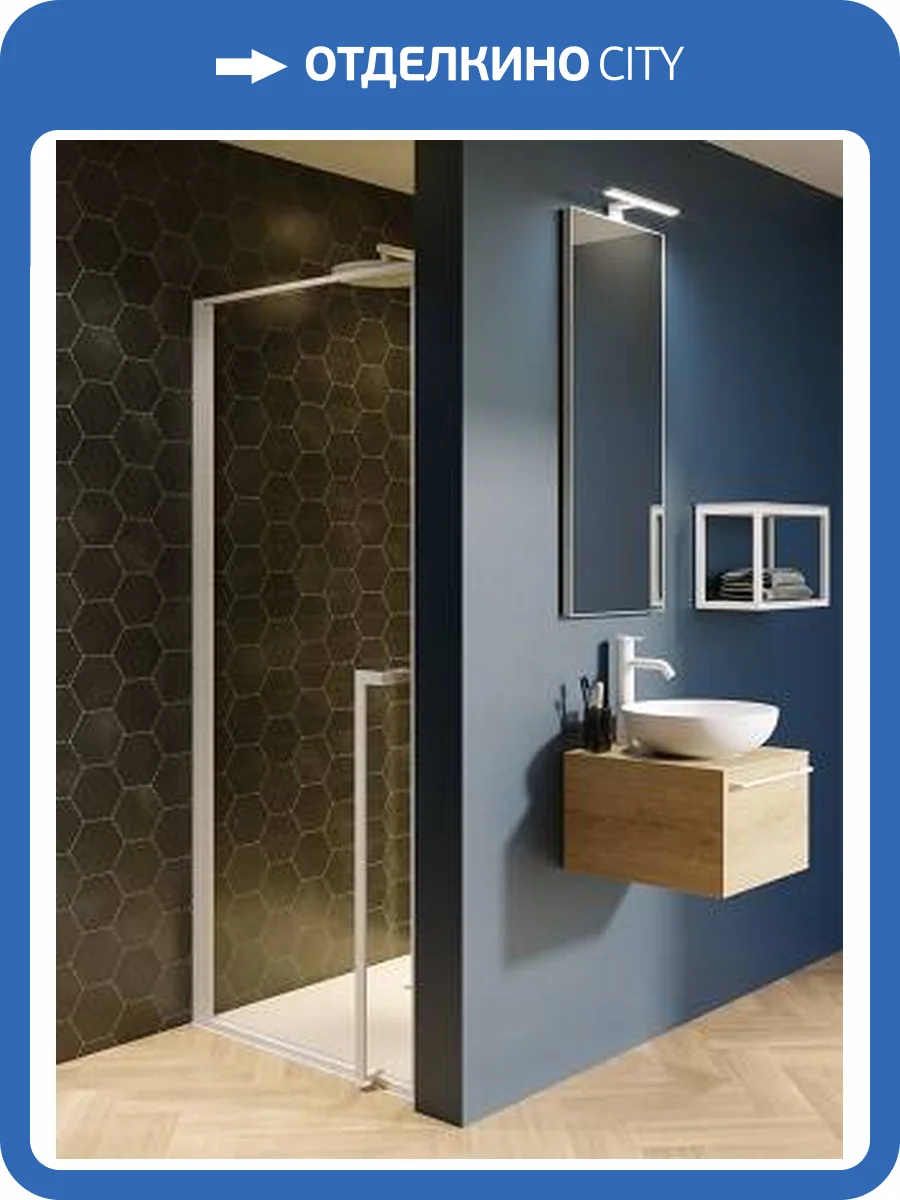 Дверь в нишу Riho Lucid G005002121 GD101 900x2000 Черный фото 3