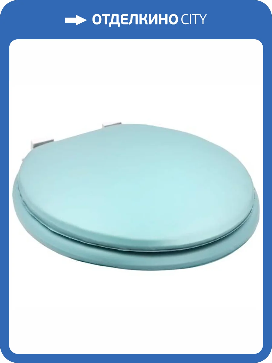 Крышка-сиденье для унитаза Bath Plus HS202 мягкая, голубой фото 2
