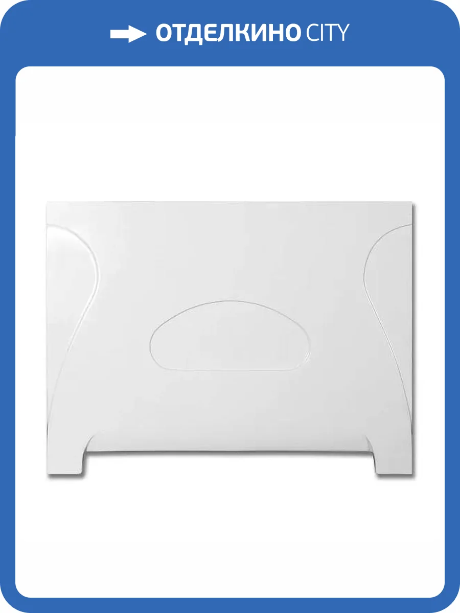 Экран торцевой Эстет Дельта ФР-00004723 700, с узором, Белый фото 2