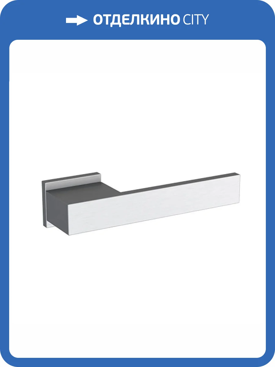 Ручка Profil Doors 360 на розетке RO80 хром матовый (комплект из 2 шт) фото 2