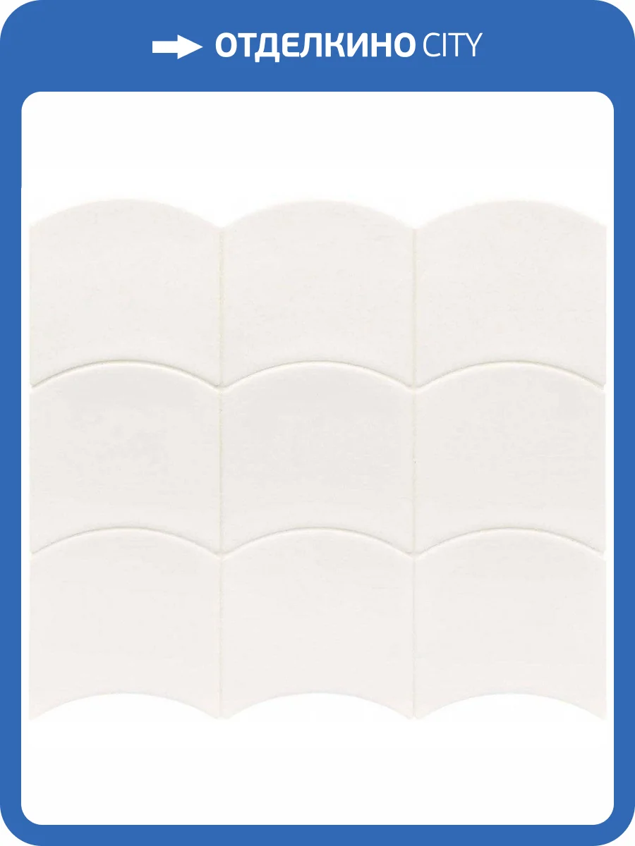 Керамическая плитка Equipe Wave 28838 White 12x12 фото 6