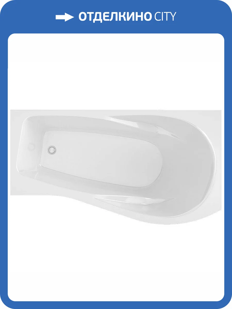 Акриловая ванна Timo Vino 150x90 правая фото 4