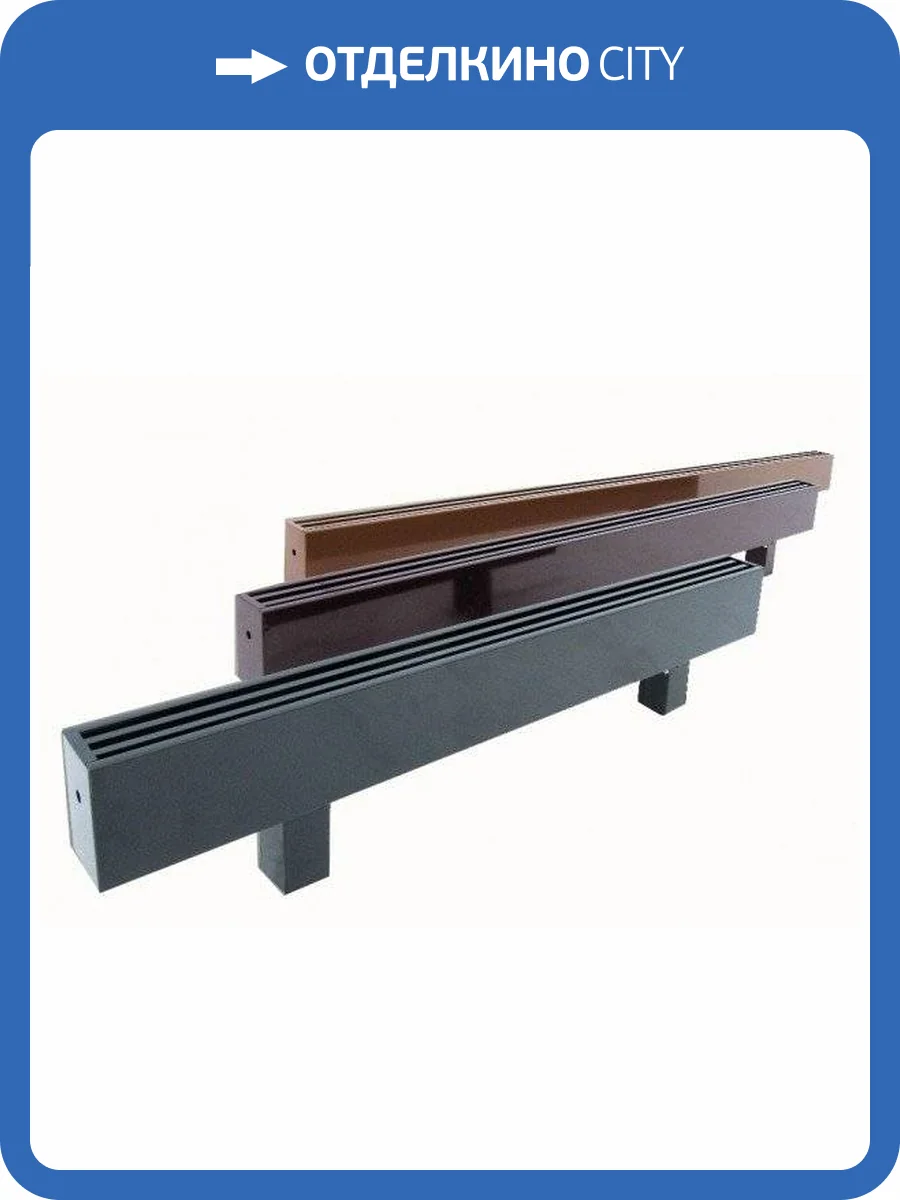 Напольный конвектор КЗТО 180х130x500 3то фото 2