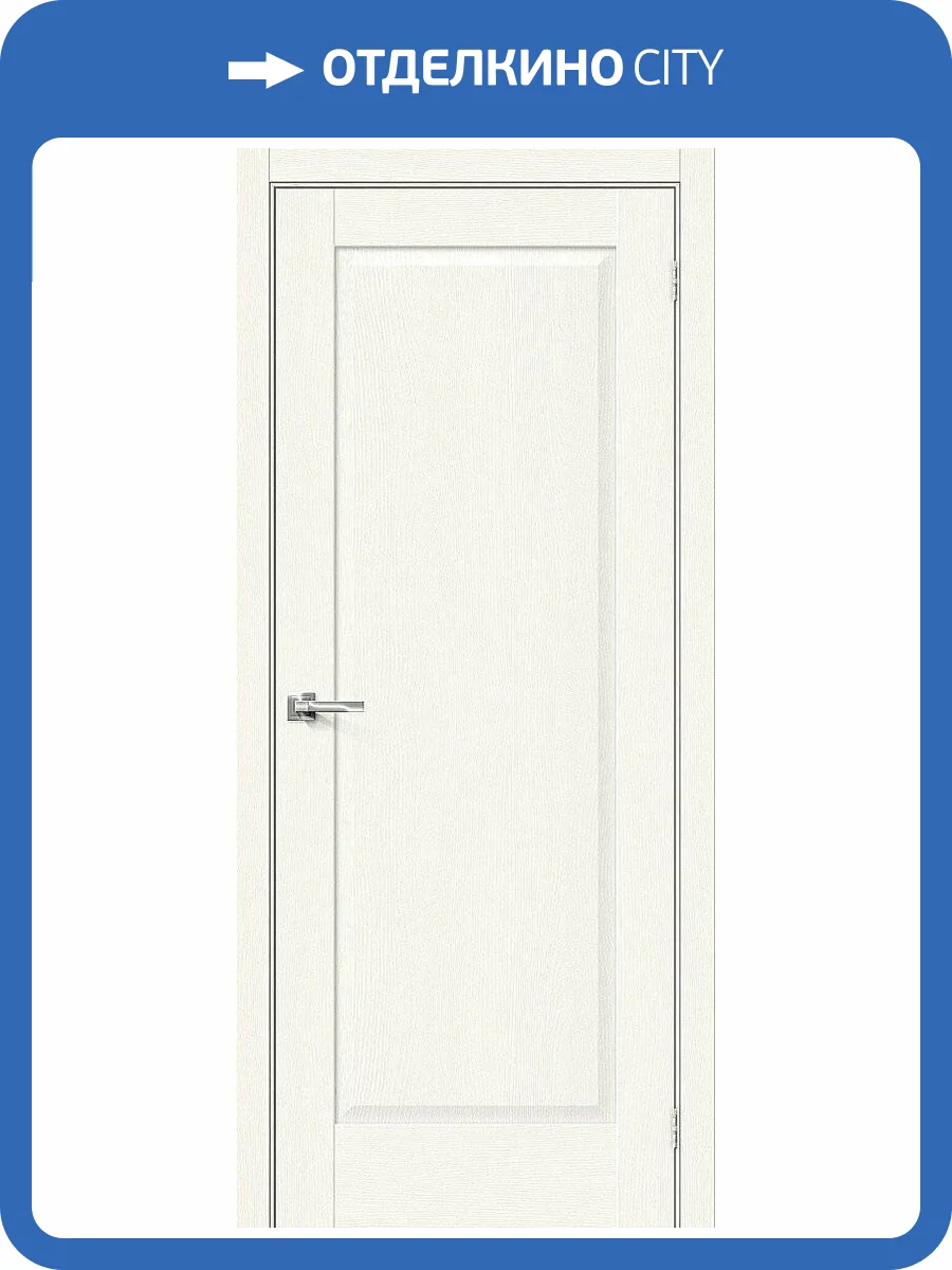 Межкомнатная дверь Bravo 153-0764 Прима-10 White Wood 200x60 фото 2