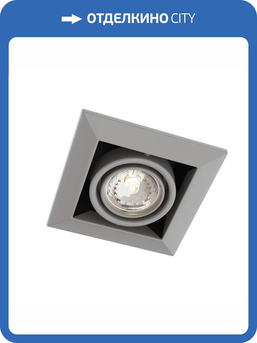 Встраиваемый светильник Technical Metal Modern DL008-2-01-S фото 5