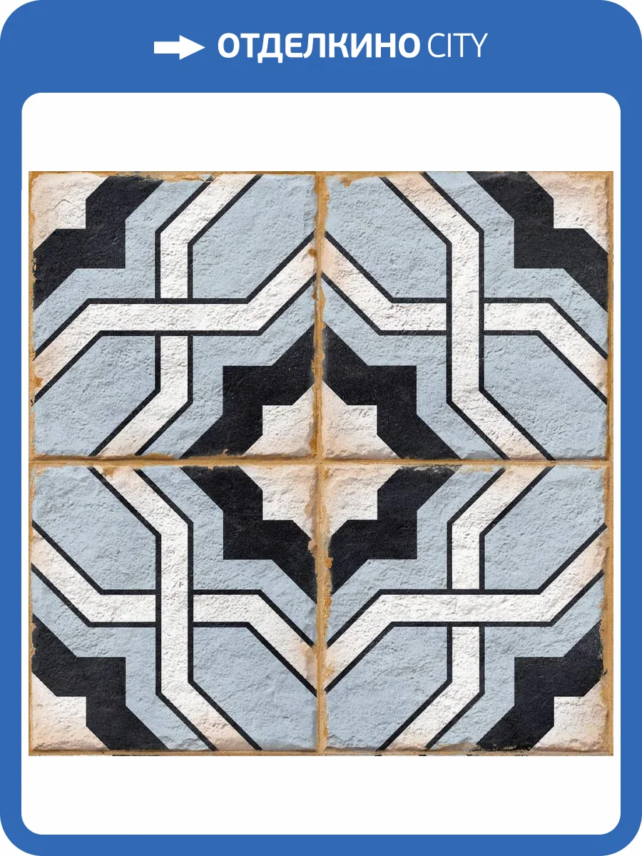 Керамогранит Ennface Pattern ENPTR6003MT2020 Morocco Sky 20x20 фото 3