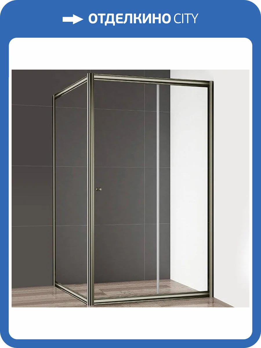 Душевой уголок Cezares Giubileo-AH-1 прозрачное стекло, бронза фото 5