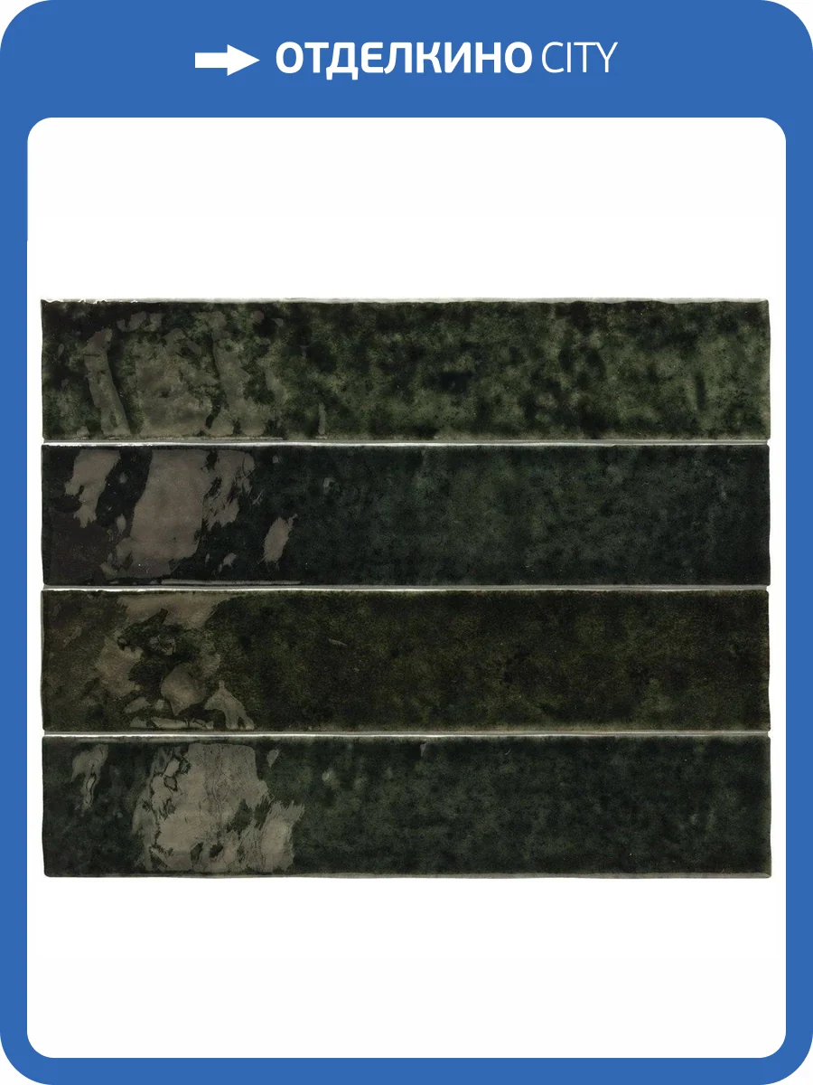 Керамическая плитка Equipe Menorca 31628 Black 6.5x32.8 фото 3