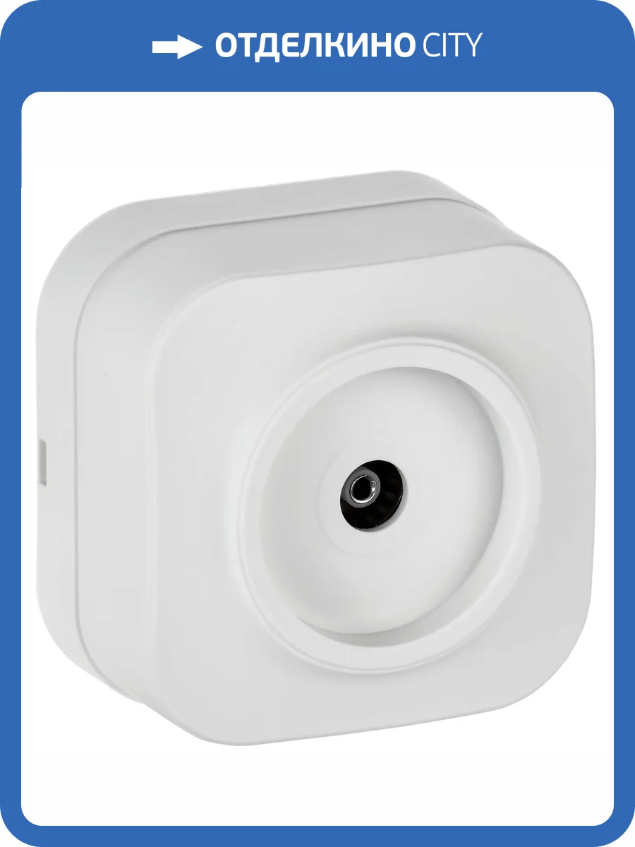 ТВ-розетка IEK Glory EAH10-K01M белый матовый фото 6