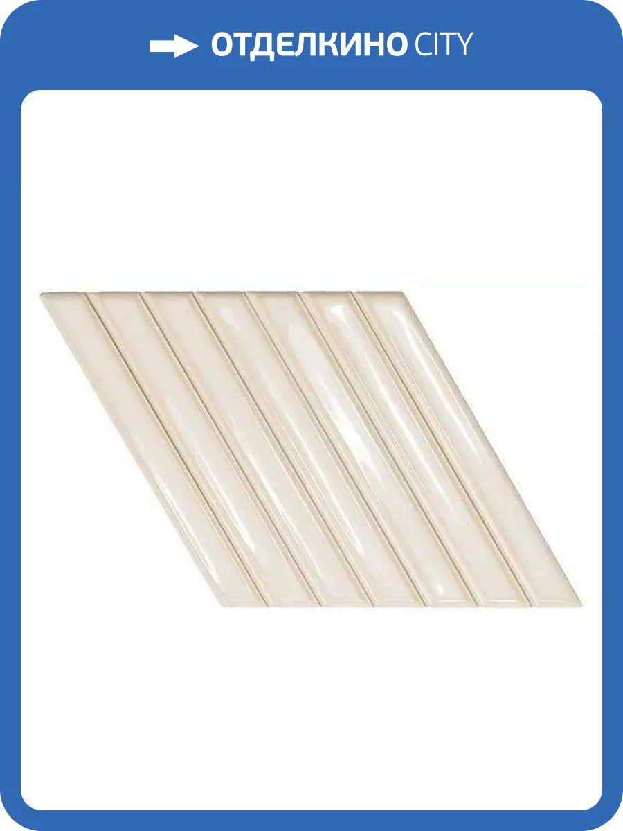 Керамическая плитка WOW Spike Bars 135011 A Deep White Gloss 15x25.9 фото 23