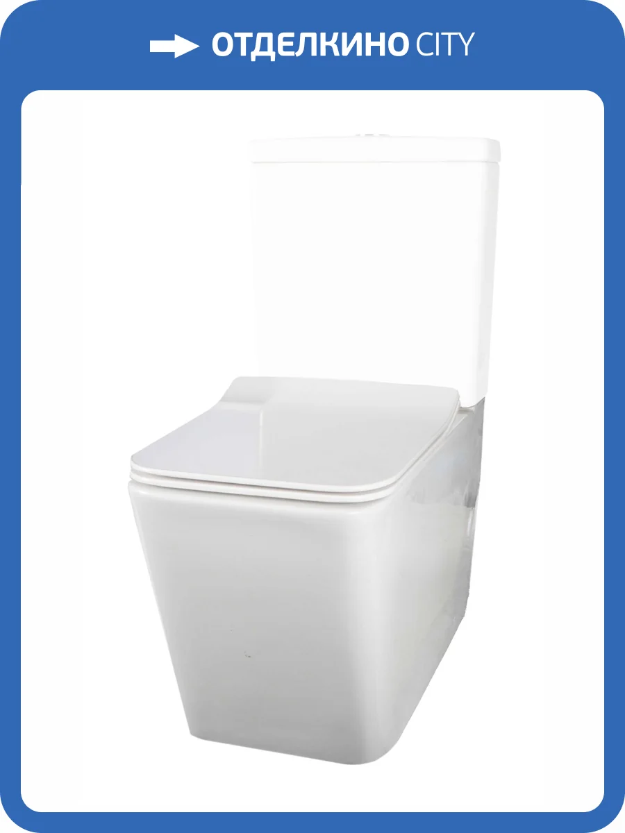 Чаша унитаза Creto Logan L2 1002-004-WF безободковая, белая, с сиденьем фото 7