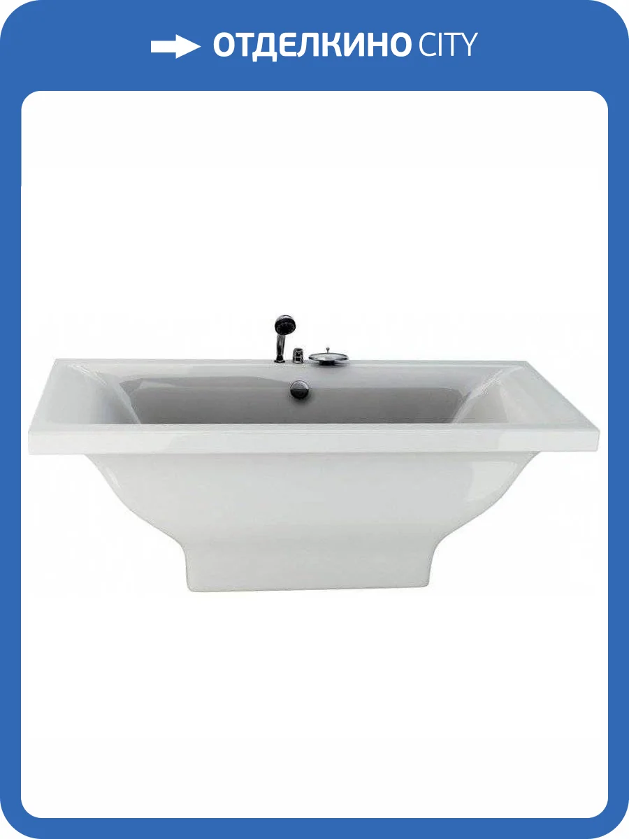 Ванна из искусственного камня Фэма Айсберг 180x80 фото 6