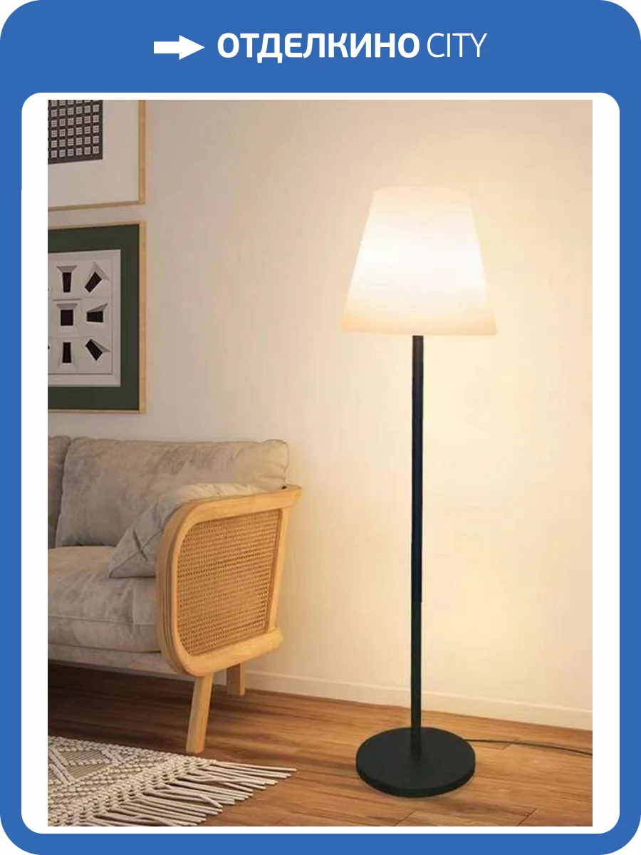 Торшер Alfa Light F3824-07 BK+GD E27*1 фото 2