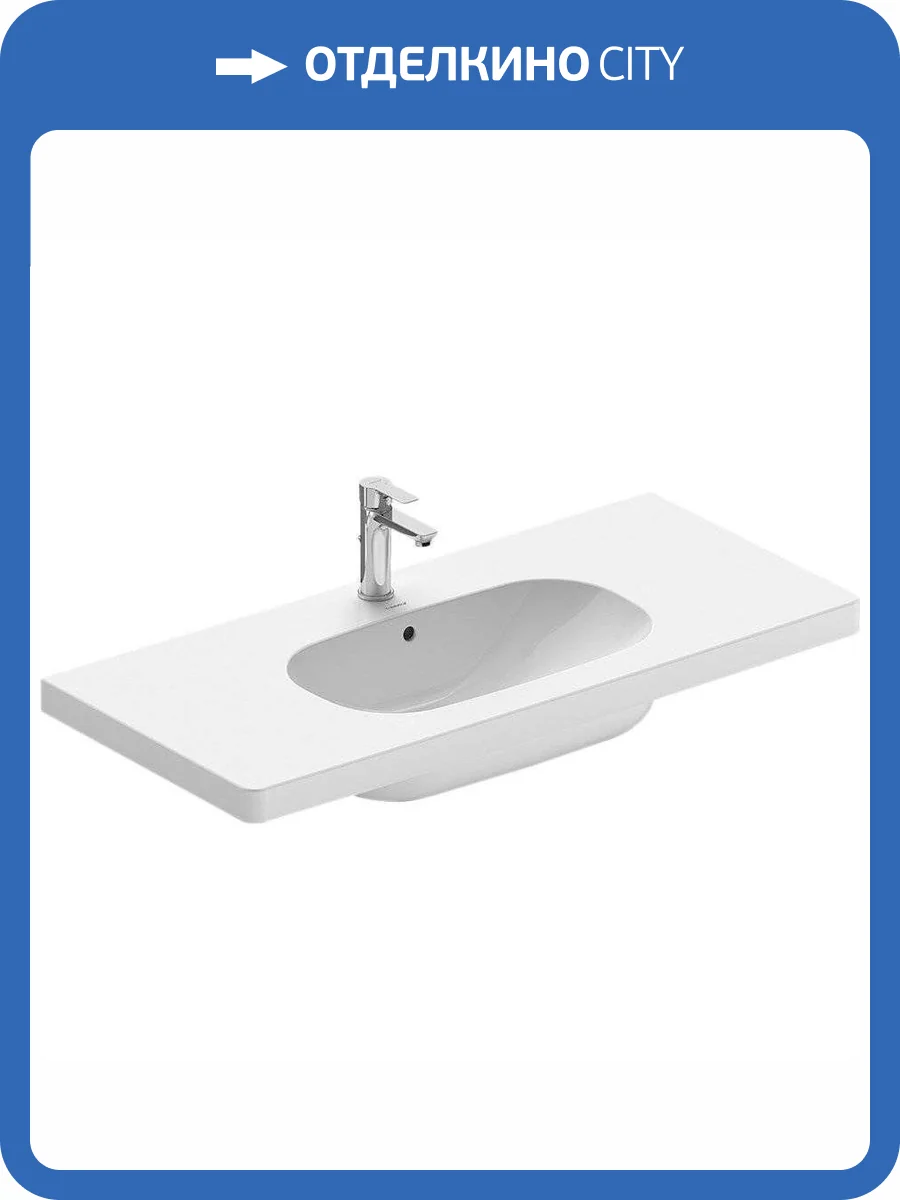 Раковина Duravit D-code 03421000002 105 см фото 4
