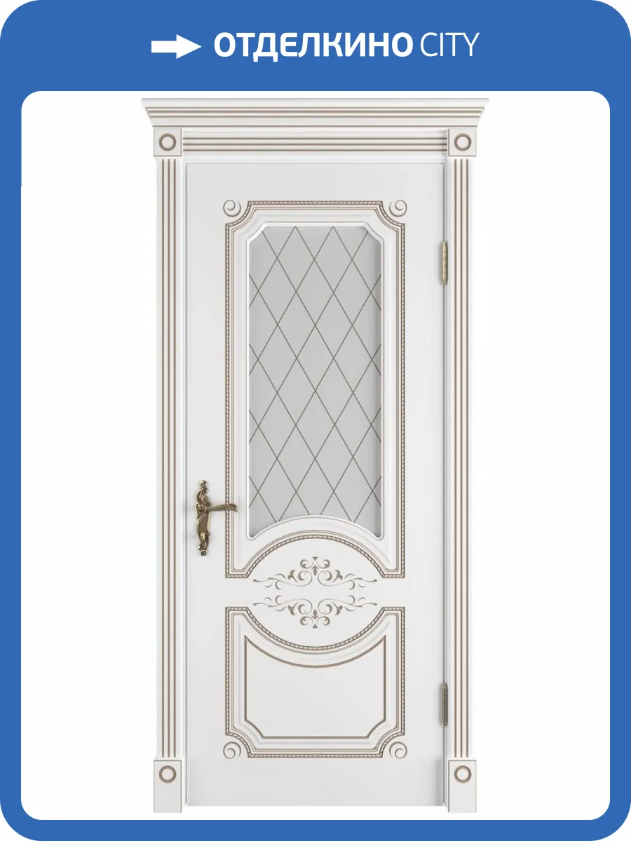 Межкомнатная дверь Владимирская Фабрика Дверей Milana Polar PC стекло Art Cloud 700x2000 фото 2