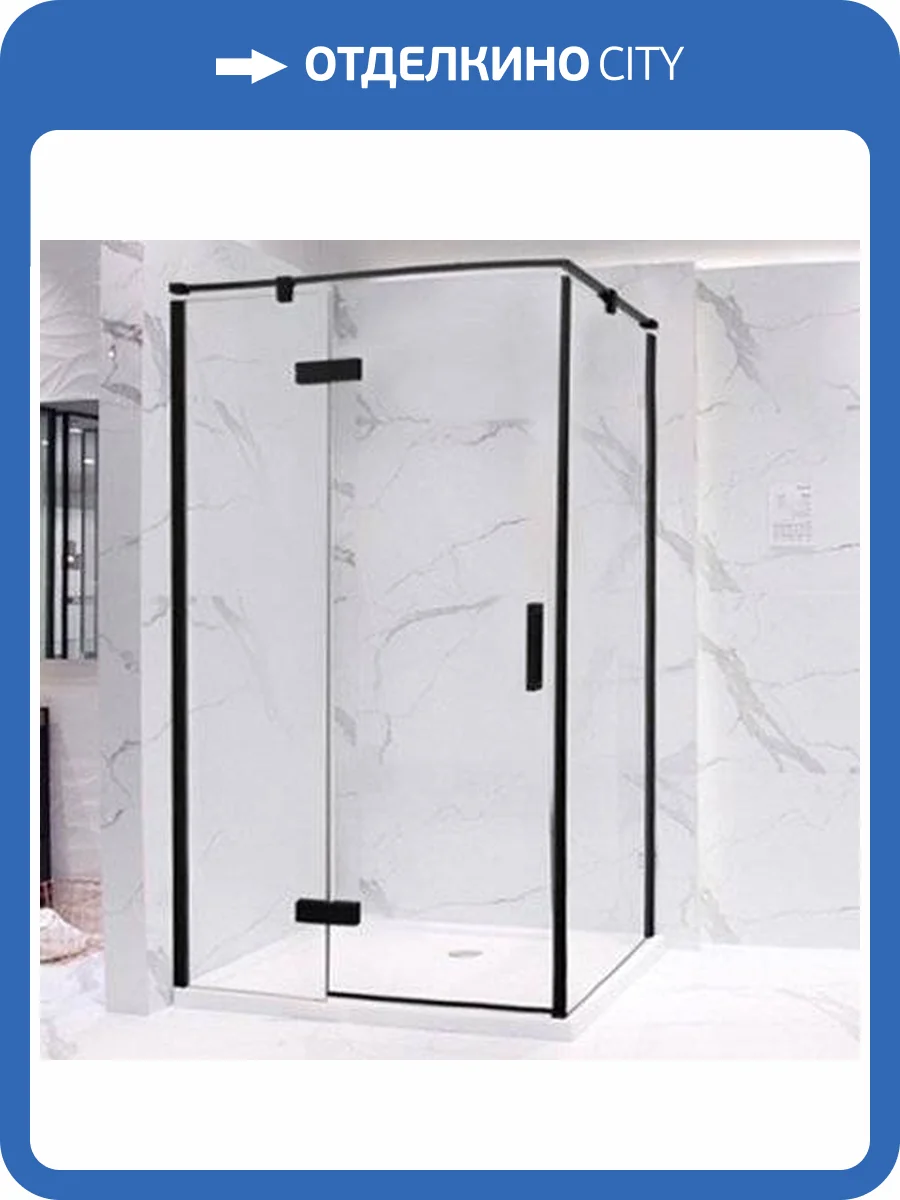 Душевой уголок Bravat Blackline 120х80х195, L фото 9