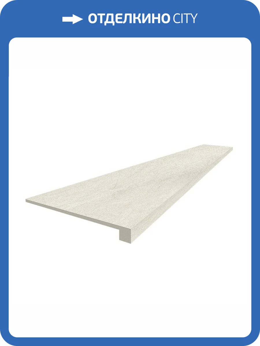 Ступень ColiseumGres Фьямма 620070002384 Уайт Фронтальная 33x60 фото 2