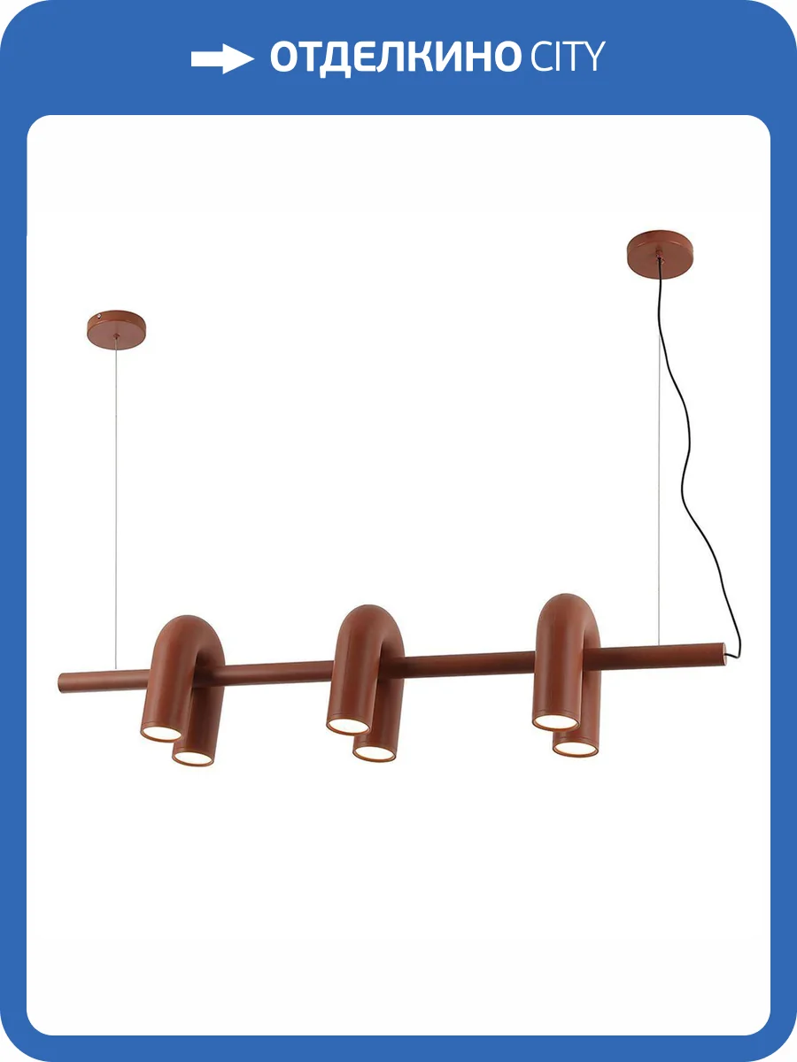 Подвесная светодиодная люстра Kink Light Канти 08465-3A,06 фото 2