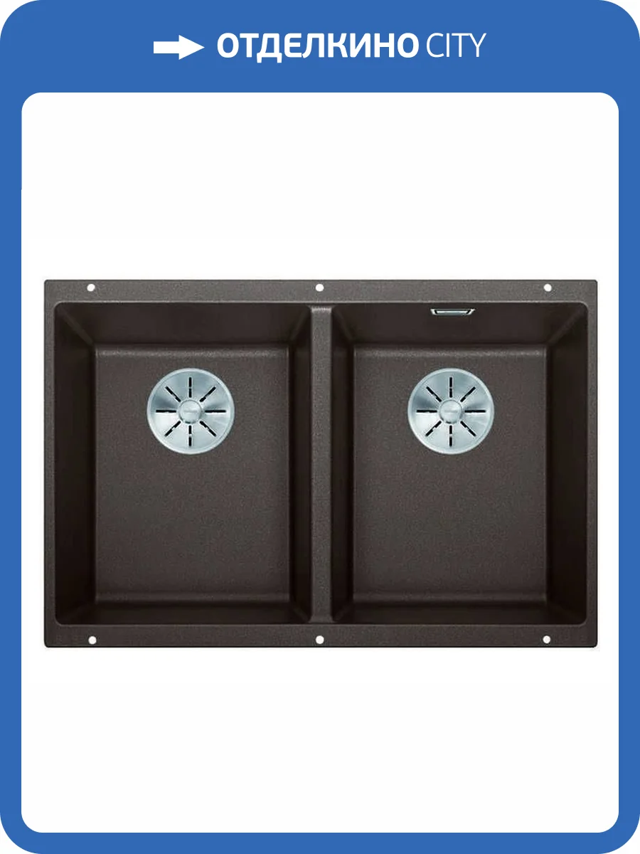 Мойка кухонная Blanco Subline 350/350-U 523583 кофе фото 6