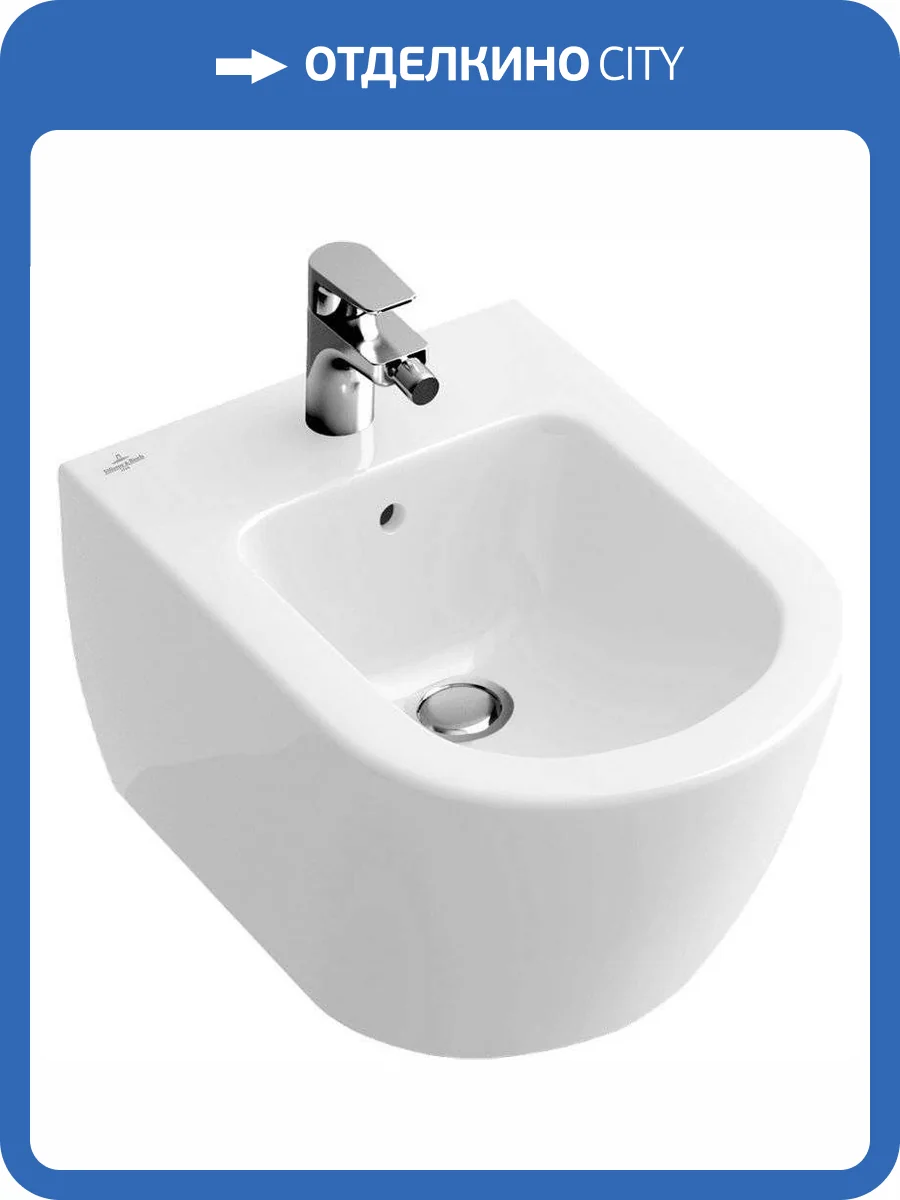 Биде подвесное Villeroy&Boch Subway 2.0 54000001 альпийское белое фото 3