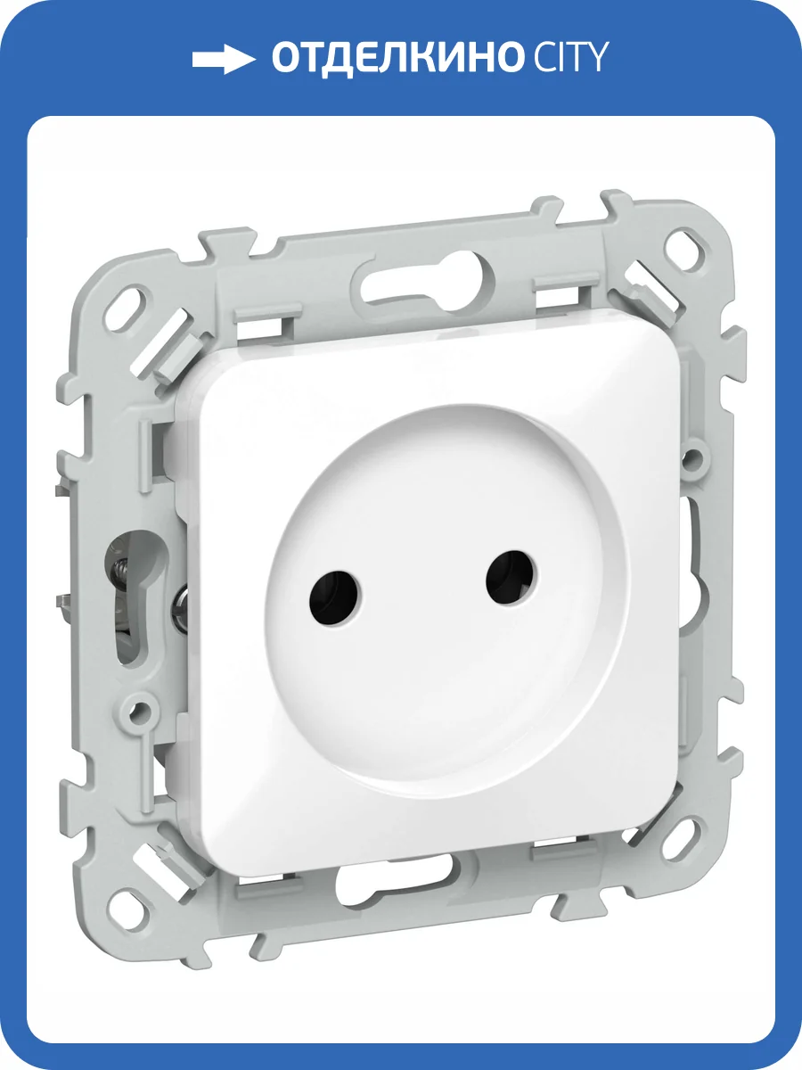 Розетка 1-местная IEK Flite FI-R10-10-1-K01 белый фото 2