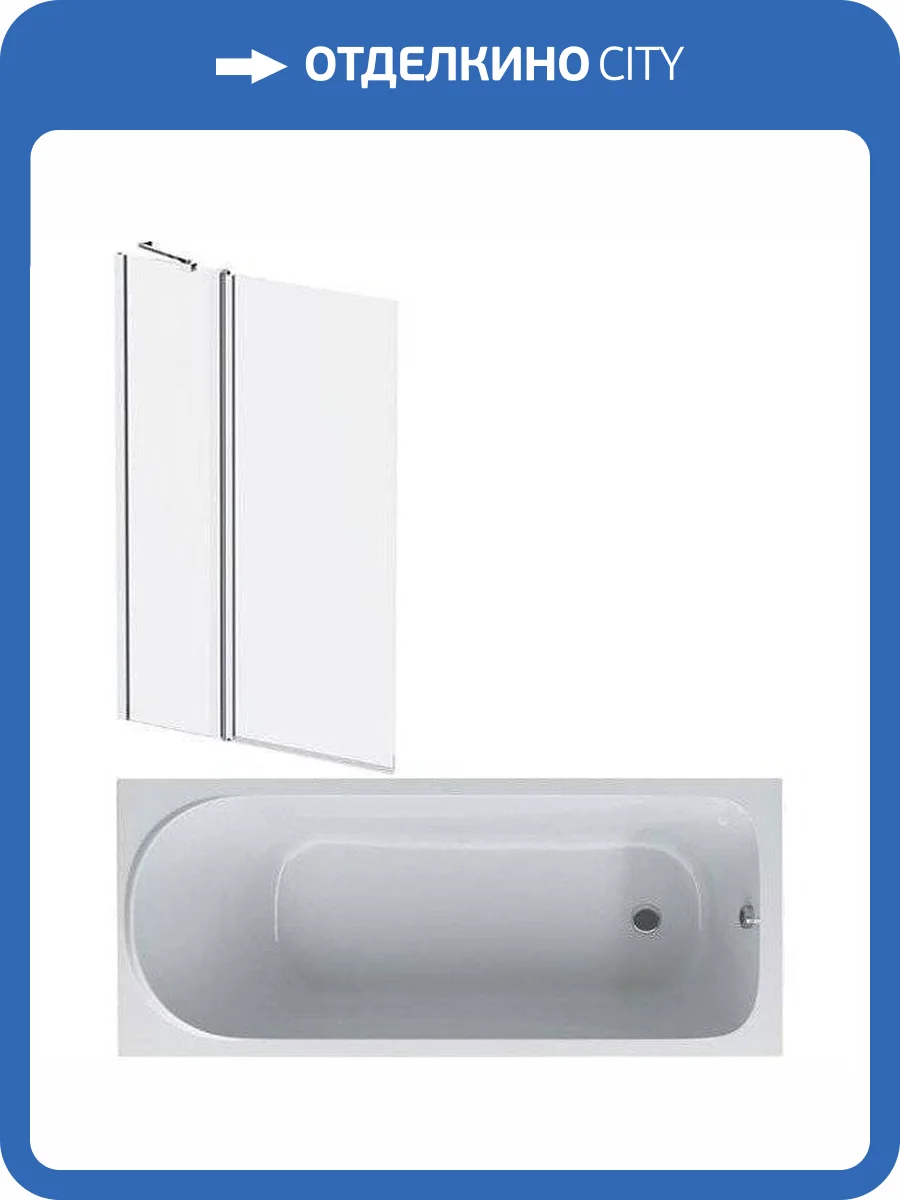 Акриловая ванна Am.Pm Sense 170x70 со шторкой фото 10