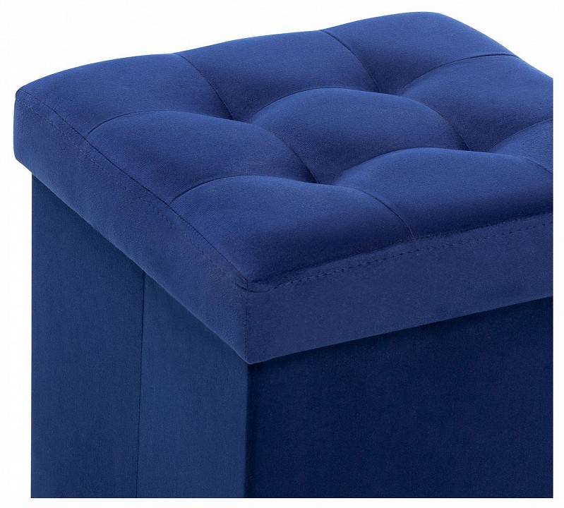 Пуф-сундук Leset Плуто 4687205418166 Темно-синяя Velutto 26 фото 4