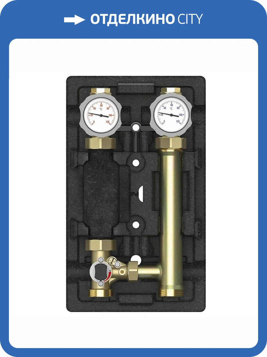 Насосная группа Meibes МК без насоса, 1 дюйм, левая фото 2