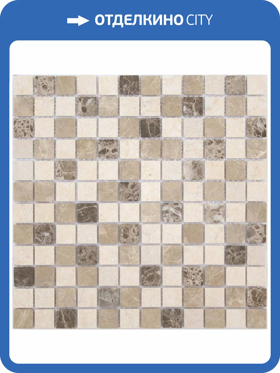 Мозаика LeeDo Pietrine 4 Pietra Mix 1 Mat (2.3x2.3) 29.8x29.8 фото 2