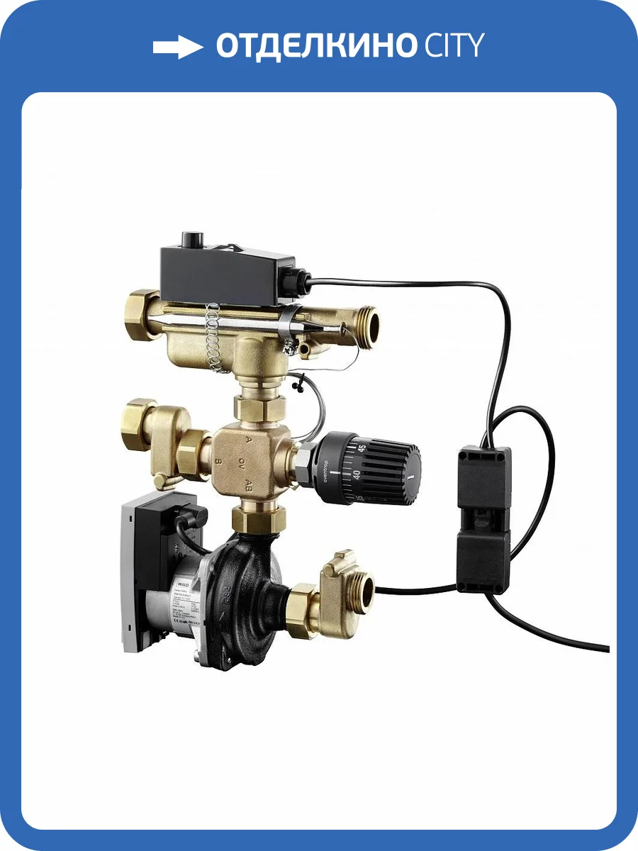 Насосно-смесительный блок Oventrop Regufloor HN, DN 25 PN 6 с насосом WiloYonos Para RSB 15/6 фото 3