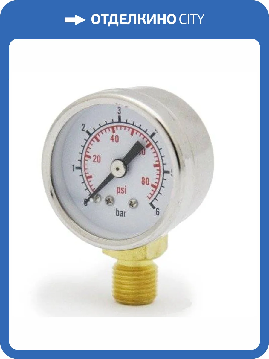 Манометр Aquario PG-SS40R фото 2