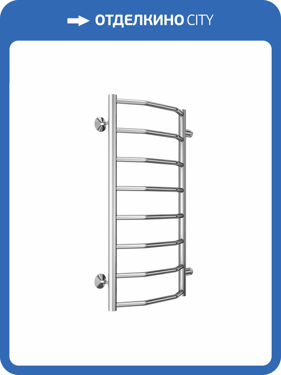 Полотенцесушитель Terminus Виктория П8 40х80, водяной фото 4