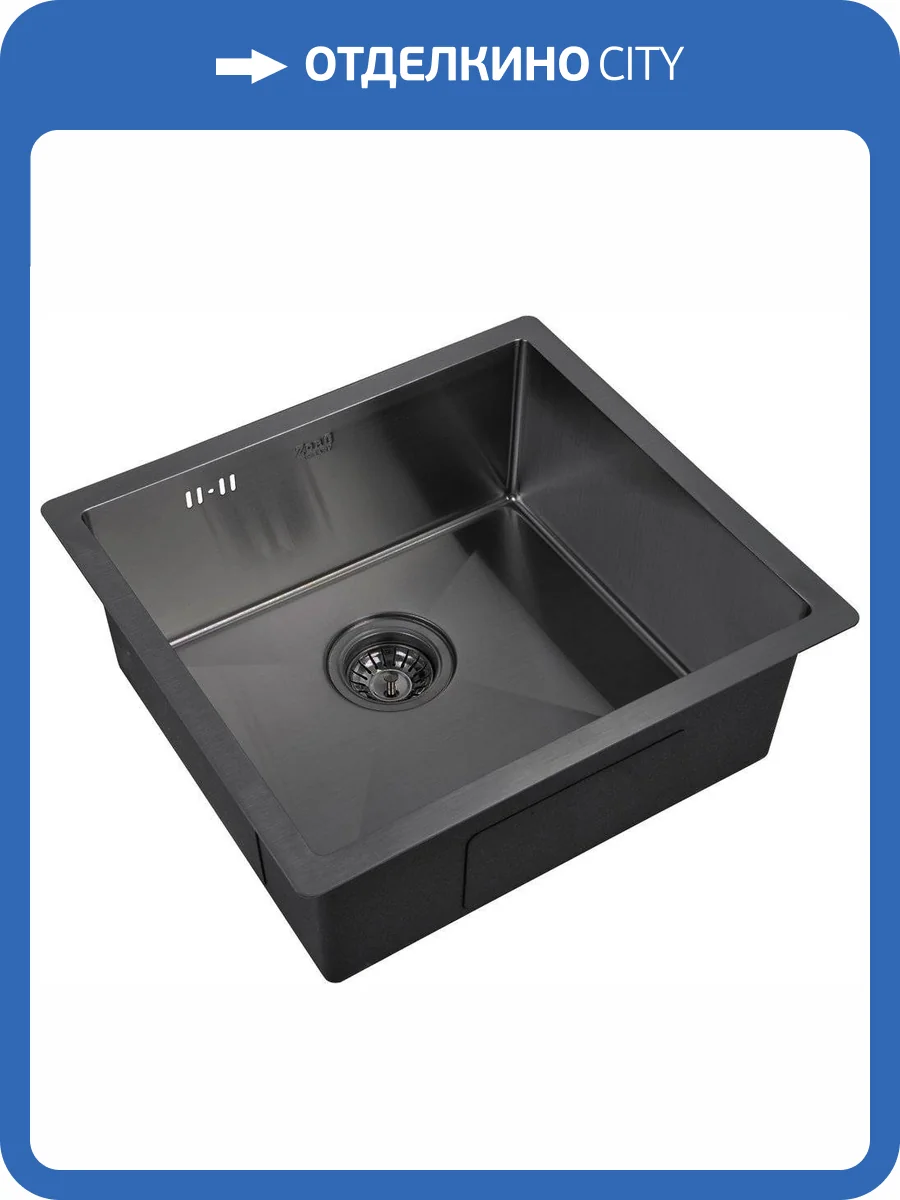 Мойка кухонная Zorg Inox Pvd 4844 grafit фото 3