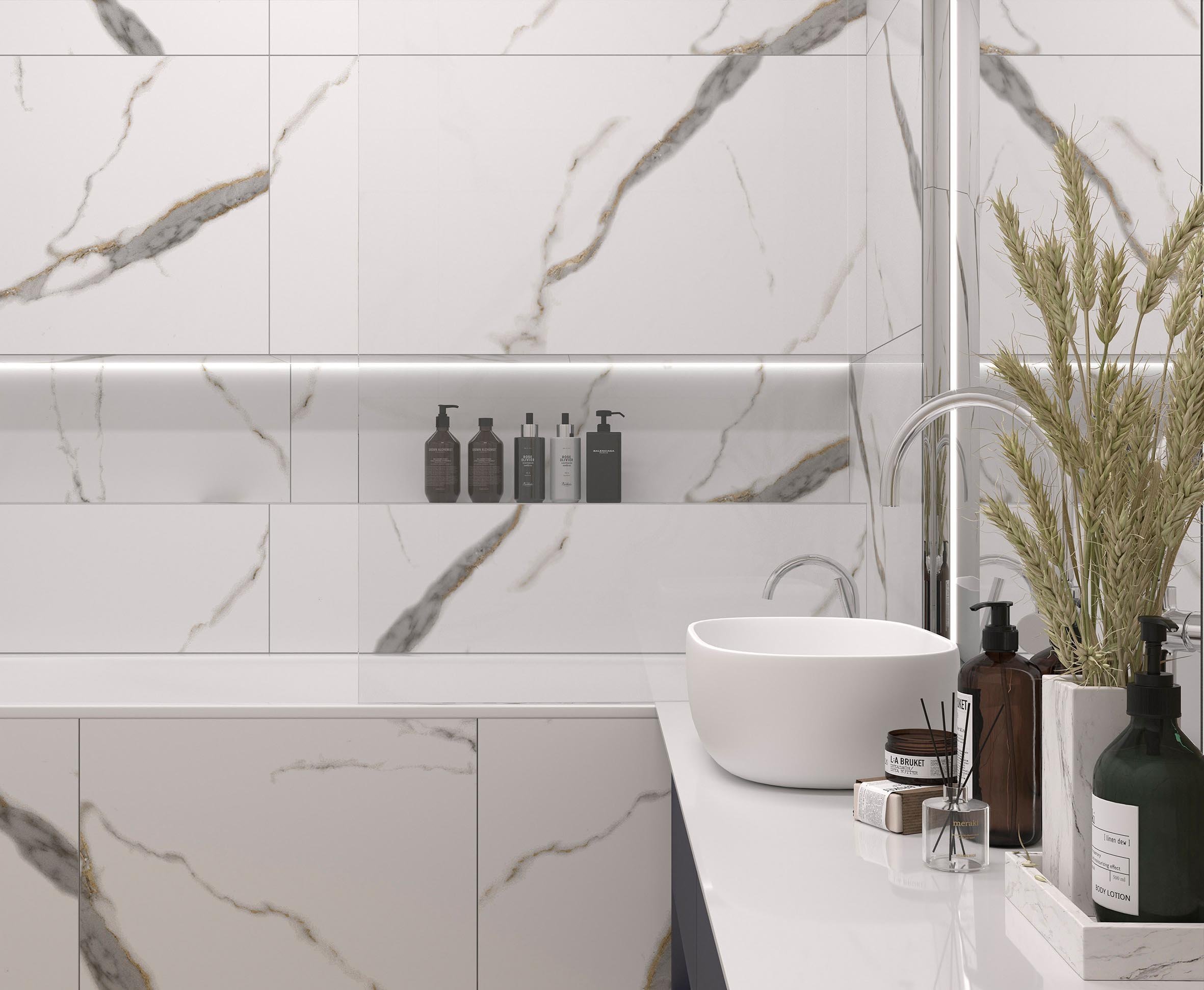 Laparet Golden White Statuario фото 3