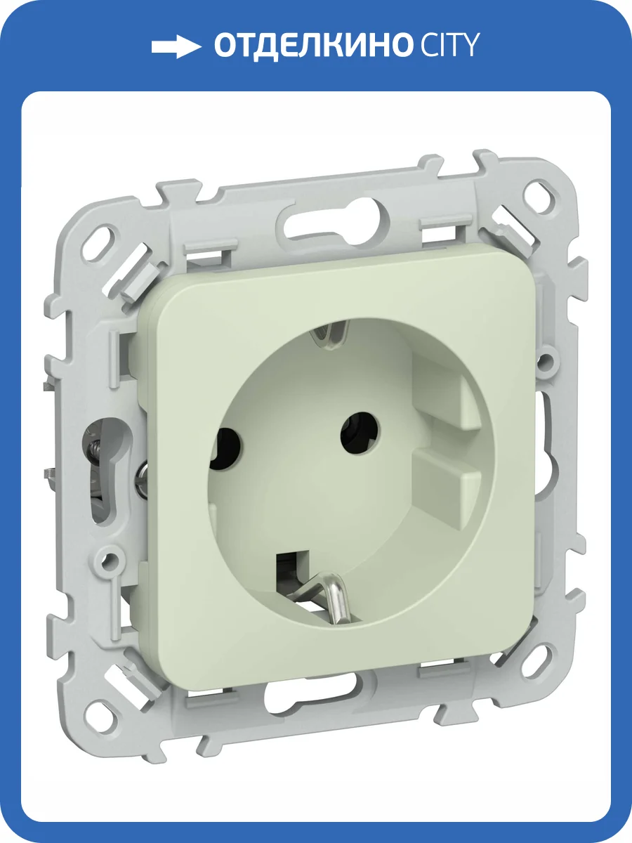 Розетка 1-местная с заземлением IEK Flite FI-R11-16-1-K92 панг фото 2