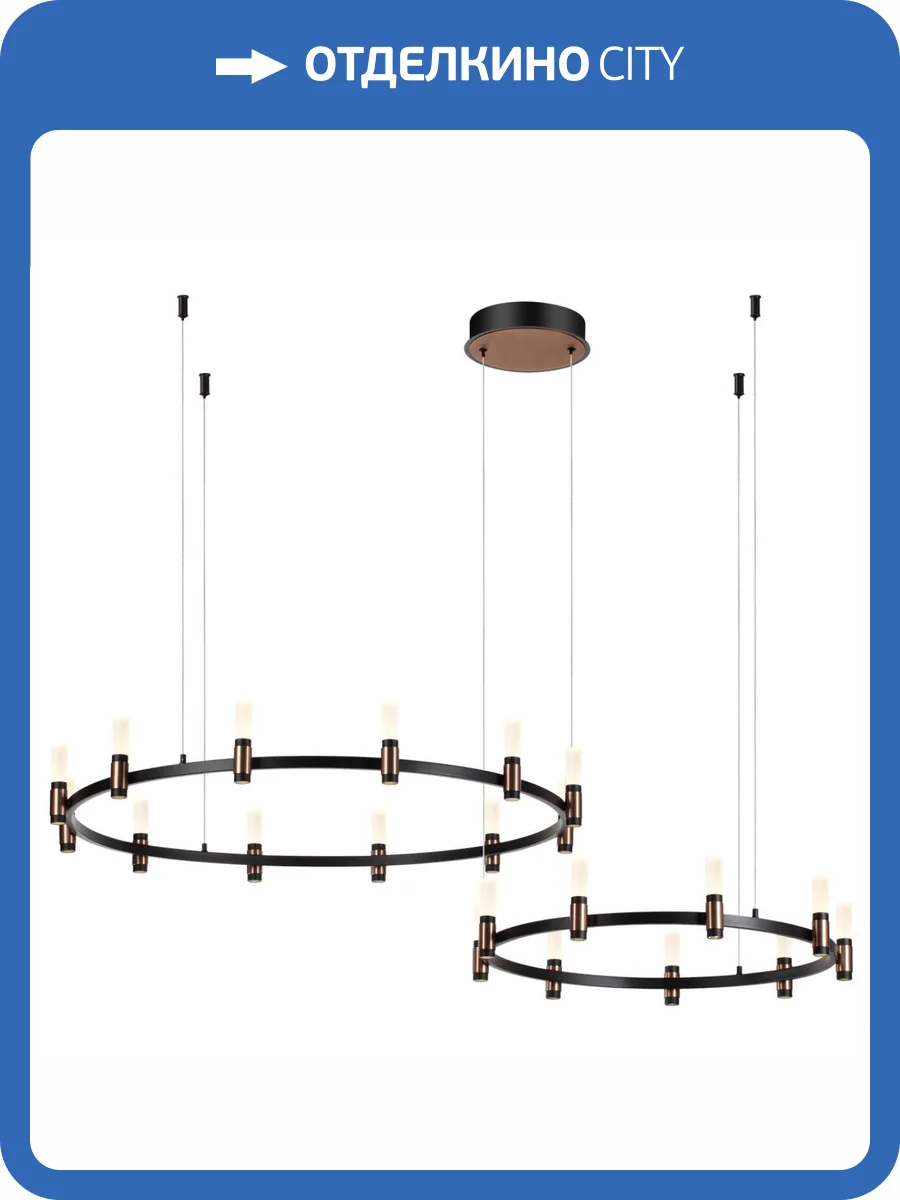 Подвесная светодиодная люстра Odeon Light Candel 5009/98LA фото 5