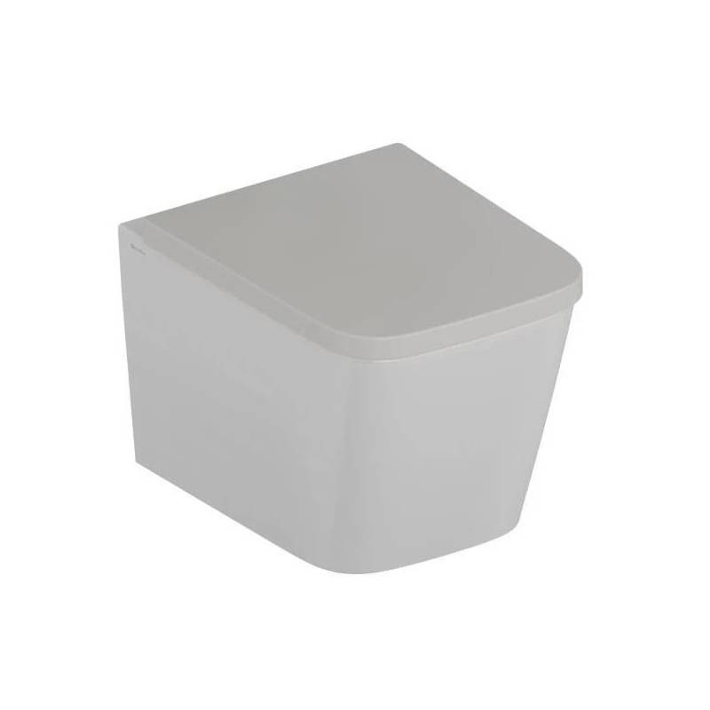 Унитаз подвесной Knotlor Essence WC50WG безободковый, сиденье микролифт, белый