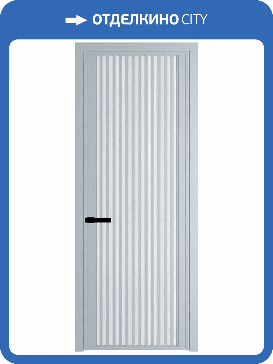 Межкомнатная дверь Profil Doors 3 AGP цвет профиля Серебро, стекло безопасное 6 мм мору белый 700x2000 фото 2