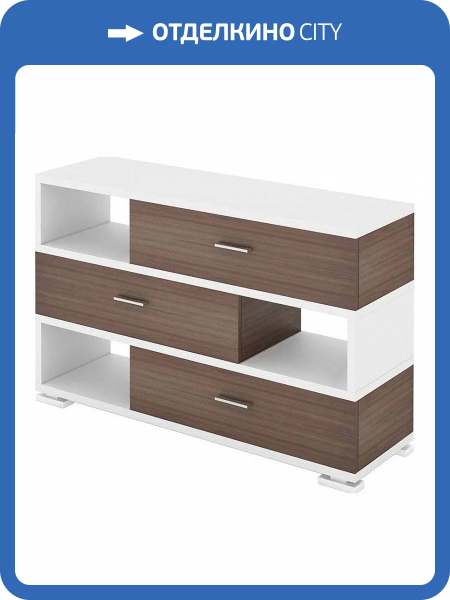 Тумба комбинированная Merdes Домино MER_SB-40-3_BESH фото 2